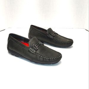 Steve Harvey shoes boys loafer slate color Size: 1